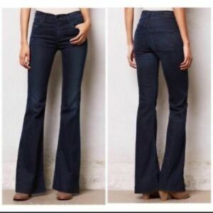 CITIZENS OF HUMANITY HUTTON #251 STRETCH HIGH RISE WIDE LEG JEANS